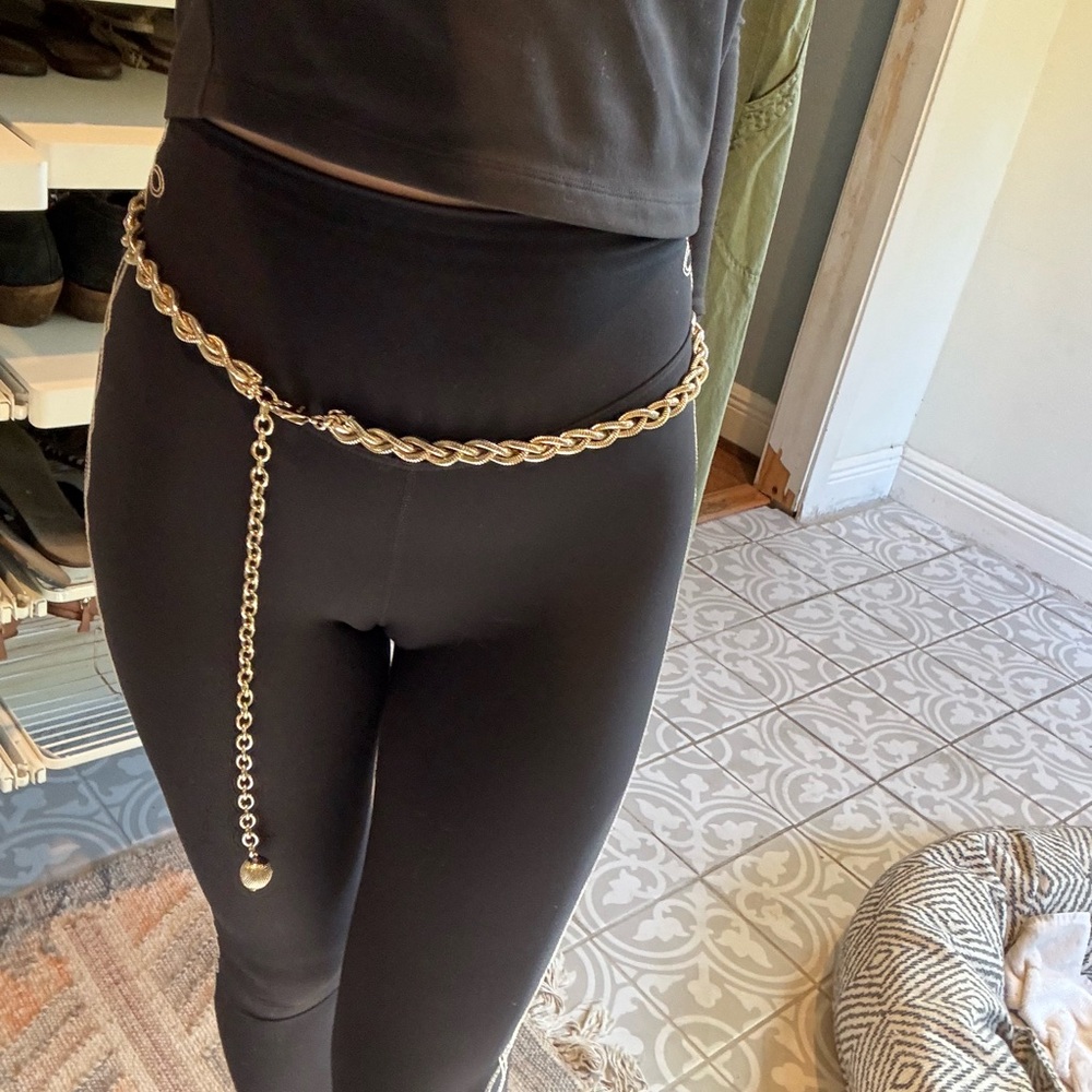 Gold Chain Belt by St. John